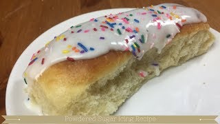 Powdered sugar icing  Powdered sugar glaze  Glace Icing Recipe [upl. by Aneeled]