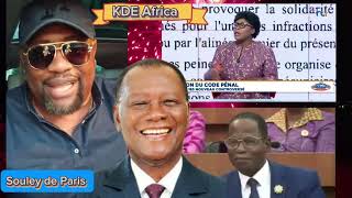 🛑👉🏿REVISION DU CODE PENAL EN COTE D’IVOIRE 🇨🇮 L’ARTICLE 185 NOUVEAU CONTROVERSE⁉️🎉 [upl. by Allana]