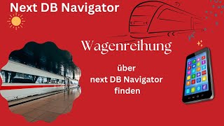 Wagenreihung ICE über Bahn App finden [upl. by Yllak]