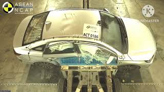 2023 AllNew Toyota ViosYaris Sedan Yaris Ativ in Thailand Crash Test by Asean Ncap [upl. by Mima811]