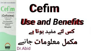 Cefim uses benefits and side effects in UrduHindi [upl. by Namlaz616]