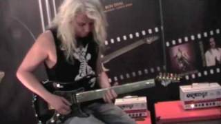 Istvan Alapi at Musikmesse  Vigier fretless guitar [upl. by Dettmer]