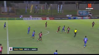 Arnett Gardens FC defeat 10 Dunbeholden FC in JPL matchday 14 battle Match Highlights [upl. by Dygall]