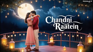 Chandni Raatein  AI Version  Romantic Songs 2024  Latest Hindi Song 2024  New hindi song 2024 [upl. by Ennoira]