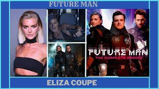 Eliza Coupe Future Man Interview [upl. by Lashondra]