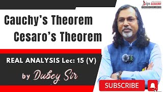 Theorems in Sequence  Cauchy Theorem amp Cesaro Theorem  Real Analysis  15 5  CSIR NET  IIT JAM [upl. by Lili]