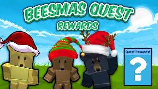 All Beesmas 2024 Quest Rewards From Mother Bear Brown Bear and Black Bear  Bee Swarm Simulator [upl. by Hna]