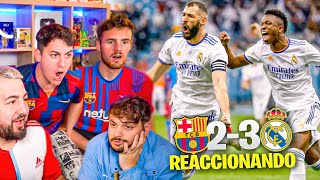 HINCHAS DEL BARÇA REACCIONAN al BARÇA 2  3 MADRID el MADRID nos GANA un día más… [upl. by Nalrah]