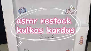 ASMR RESTOCK KULKAS KARDUS CHECK [upl. by Lama]