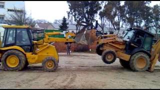 jcb 3cx vs case 580 super r [upl. by Tannie]