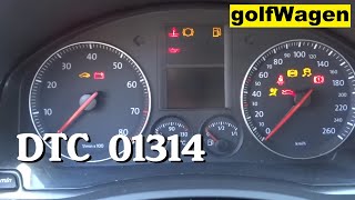 VW Golf 5 01314 no start ECM no signal communication [upl. by Beberg]