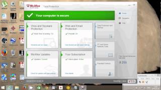 Windows 81 Mcafee total protection antivirus review for Windows 8 [upl. by Nudd71]