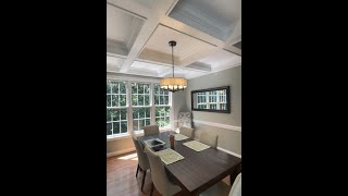 Coffered Ceiling Build  Start to Finish [upl. by Niarfe]