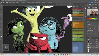 How to Design for Screen Print in Channels Inside Out Tee Pt2 [upl. by Adnuhsal920]