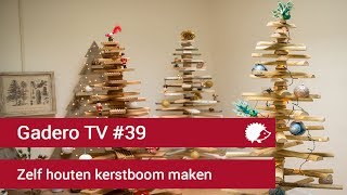 39 Houten kerstboom maken 🎄 DIY [upl. by Emiline]