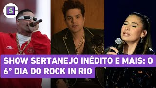 6º dia de Rock in Rio tem vaias após atraso show de Luan Santana cancelado e mais veja como foi [upl. by Ivatts152]