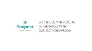 Grand Opening of Simpolo’s 120th Showroom in Bengaluru [upl. by Ewan225]