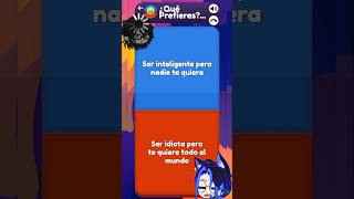 🍑¿QUÉ PREFIERES👃🏻 humor gamer games memes quéprefieres question gaming gacha shorts [upl. by Asemaj]