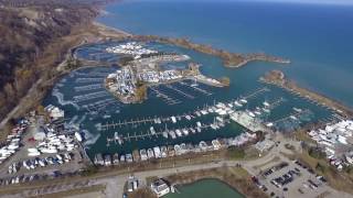 Scarborough Bluffs Park and Bluffers Park Marina March 19 2017 [upl. by Desma594]