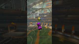 Hardest mechanics to learn in RL😤 rocketleague [upl. by Ecirehc]