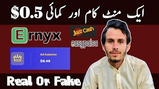 Earnyx Earn Money Online Real or Fake  Ernyx WithdrawScam  EarnyxCom [upl. by Ainelec226]