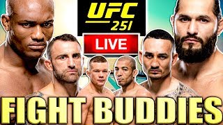 🔴 UFC 251 USMAN VS MASVIDAL  VOLKANOVSKI VS HOLLOWAY LIVE FIGHT REACTION  PART 1 [upl. by Brote]