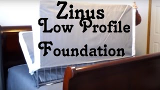 Zinus 4inch Low Profile BiFold BoxSpring Review Jayanna [upl. by Carilyn]