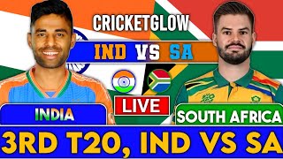 Live IND Vs SA 3RD T20I  Live Scores amp Commentary  India vs South Africa  1st innings [upl. by Gypsie]