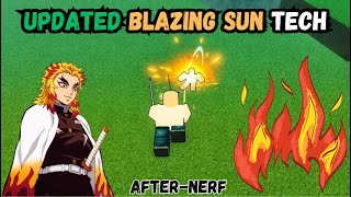 HOW TO DO BLAZING SUN TECH AFTER THE NERF  Rogue Demon [upl. by Cesar]