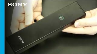 How to change the battery on the 2010 amp 2011 Bravia television remote [upl. by Llehctim962]