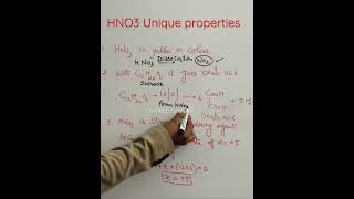 Properties of Nitric Acid why colour of HNO3 is yellow [upl. by Lerat]