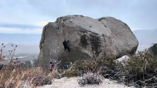 Checkerboard V8  Bishop Bouldering [upl. by Salli]