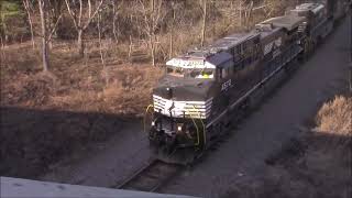 Norfolk Southern NS11Z South Past Tunkhannock Viaduct amp Scranton PA To Taylor Yard [upl. by Magas655]