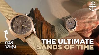 The IWC Pilots Watch Chronograph 41 TOP GUN Mojave Desert is a beige beauty [upl. by Ahsielat]