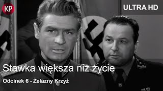 Stawka Większa Niż Życie 1968  4K  Odcinek 6  Kultowy Polski Serial  Hans Kloss  Za Darmo [upl. by Milks568]