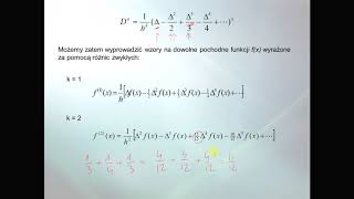 Metody numeryczne Wykład nr 6 Różniczkowanie [upl. by Dayiz]