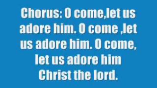 O Come All Ye Faithful with lyrics [upl. by Buschi]