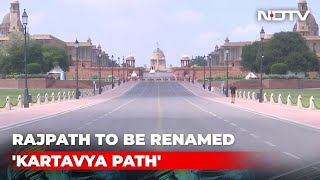 Rajpath And Central Vista Lawns To Be Renamed Kartavya Path [upl. by Aviv569]