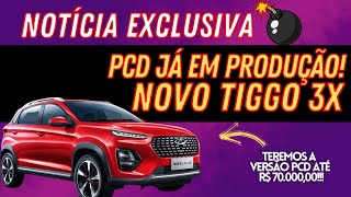 EXCLUSIVO  TIGGO 3X PCD JÁ EM PRODUÇÃO [upl. by Atelra821]