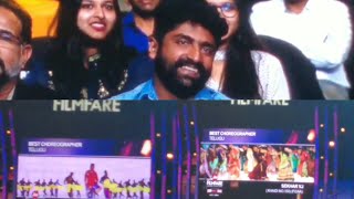 Best Choreographer Shekhar Master at Jio Filmfare awards South 2018 [upl. by Akimyt455]