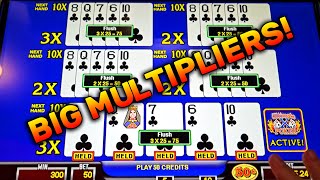 The Craziest Video Poker Hands Ever Recorded Part 6 [upl. by Kcirdle601]