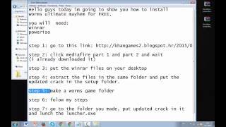 How to download worms ultimate mayhem for FREE [upl. by Welcher]