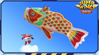 SUPERWINGS7 Flying Fish Frenzy  Superwings Superpet Adventures  Super Wings  S7 EP34 [upl. by Publea]