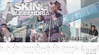 Asking Alexandria  Antisocialist Guitar Cover  TABS [upl. by Fregger537]