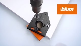 Drilling template for hinges  Blum [upl. by Shore680]