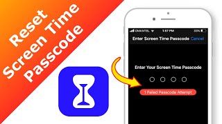 Recover Reset Screen Time  Restrictions Passcode EASY [upl. by Araz]