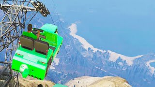 Crazy Airtug Stunts GTA 5 Funny Moments [upl. by Ruthven151]