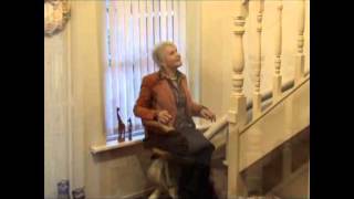 Handicare Single tube Curved Stairlift  Aarding Stairlifts [upl. by Adnilem]