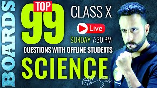 Top 99 Question of Science Class 10th Boards Question with Ashu Sir Science and Fun [upl. by Euqinemod]