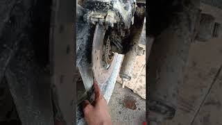 Bike Rear disc brake problem solution shorts [upl. by Yablon]